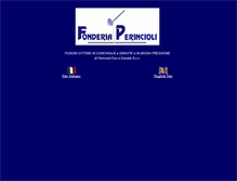 Tablet Screenshot of fonderiaperincioli.it